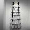French Chic Camisole Dress For Women With Ruffled Hem